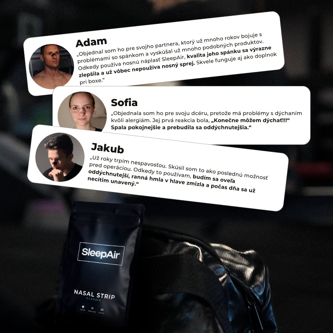 SleepAir Pásky na nos