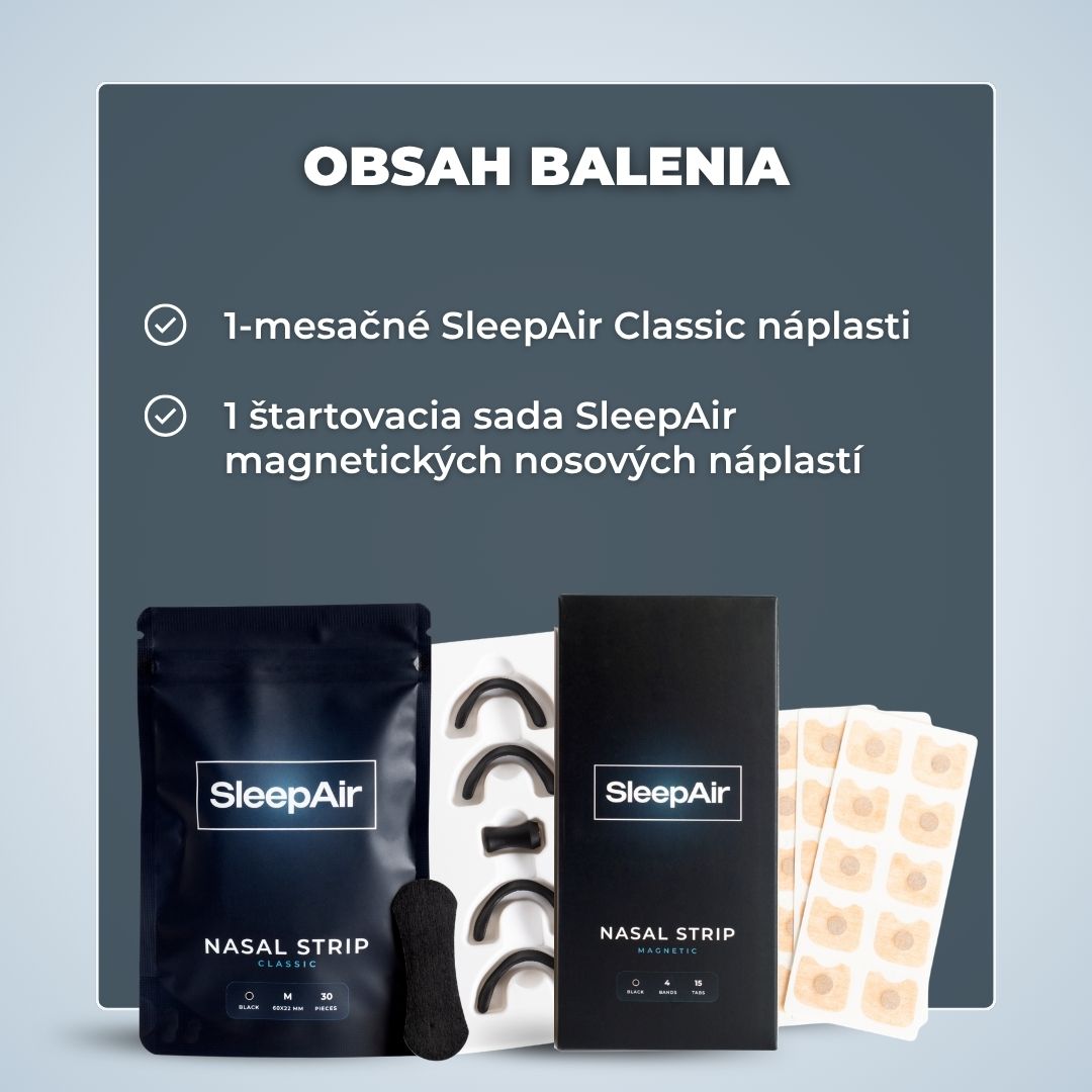 SleepAir Štartovací balíček pások na nos