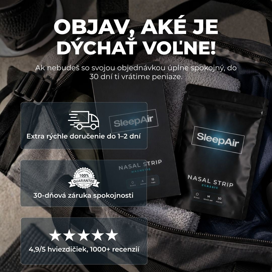 SleepAir Štartovací balíček pások na nos