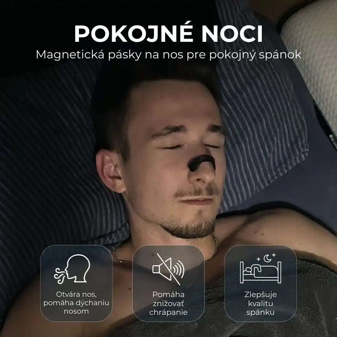 SleepAir magnetické pásky na nos - Štartovací sada