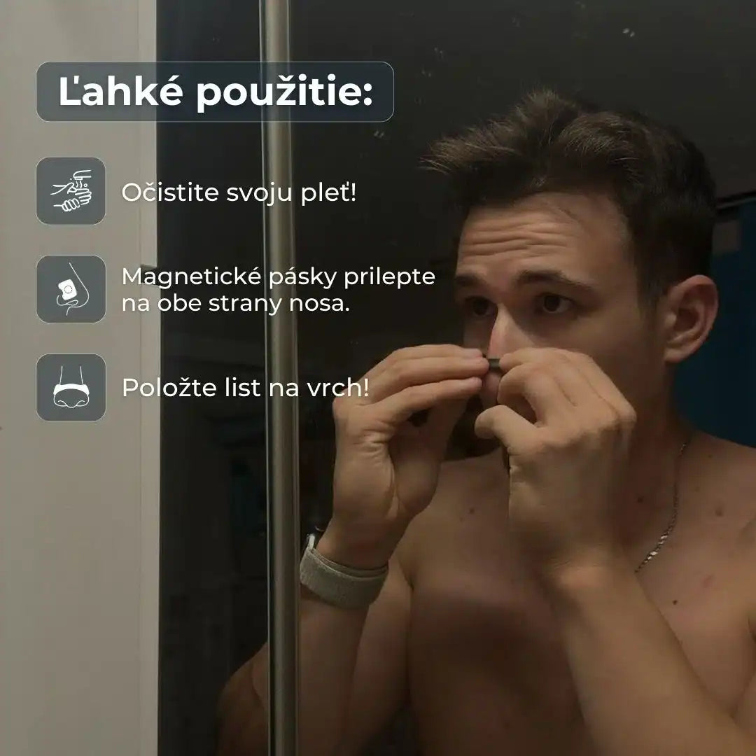 SleepAir magnetické pásky na nos - Štartovací sada