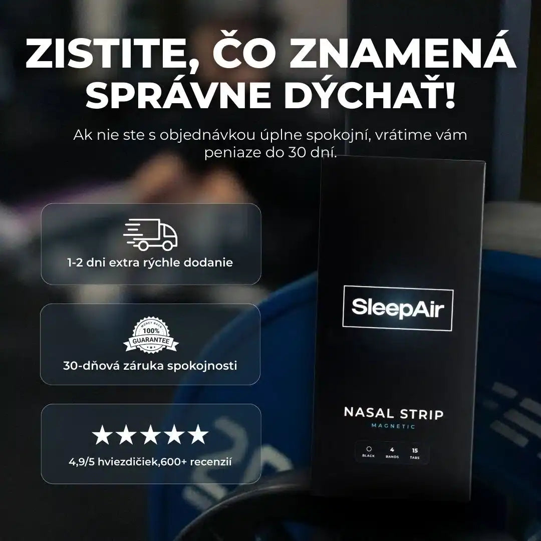 SleepAir Magnetické pásky na nos – náhradná sada