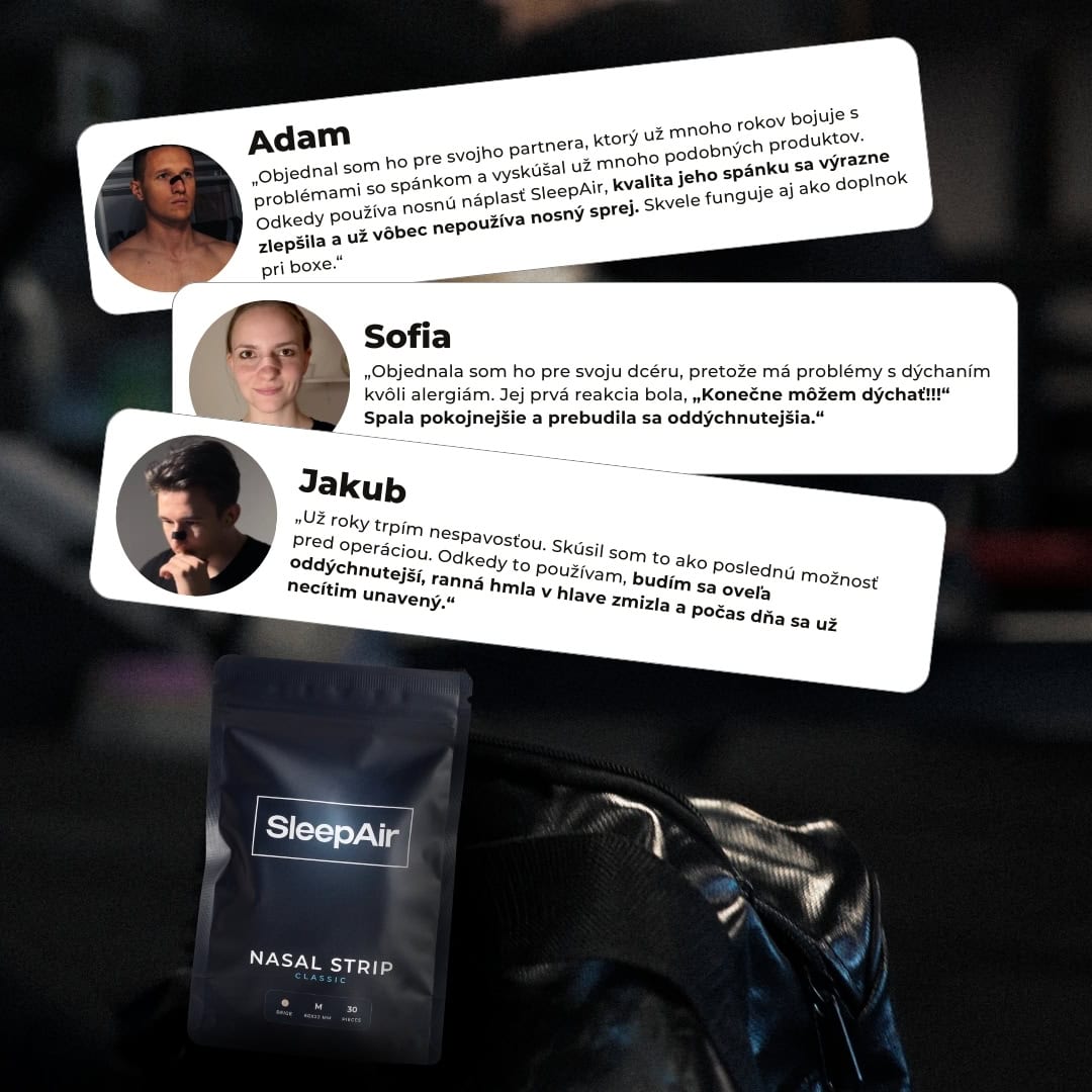 SleepAir Pásky na nos
