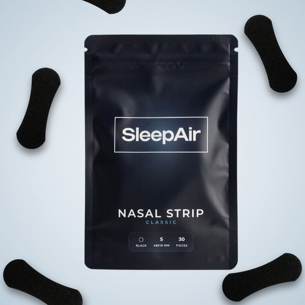 SleepAir Pásky na nos – Čierna / S
