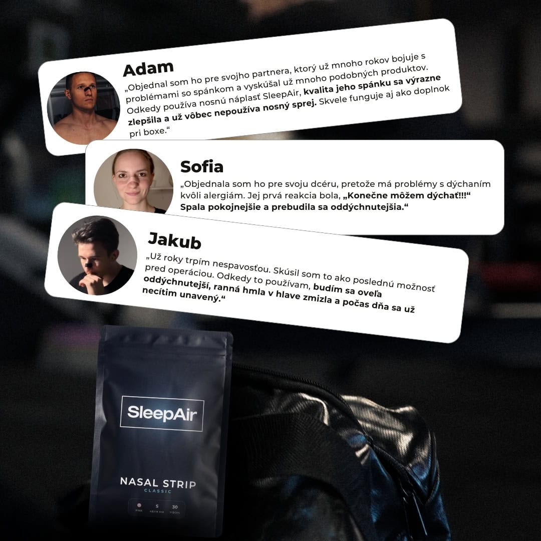 SleepAir Pásky na nos