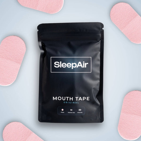 SleepAir Pásky na ústa – Original / Ružová / M