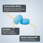 Blue silicone earplugs showing their flexible and comfortable design