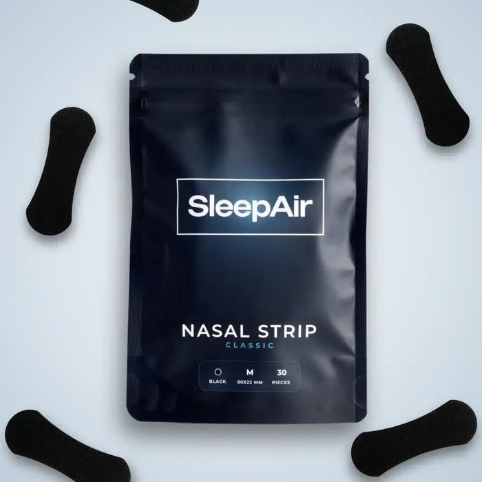 SleepAir Pásky na nos — Čierna / M