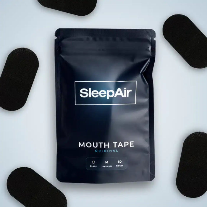 SleepAir Pásky na ústa — Original / Čierna / M
