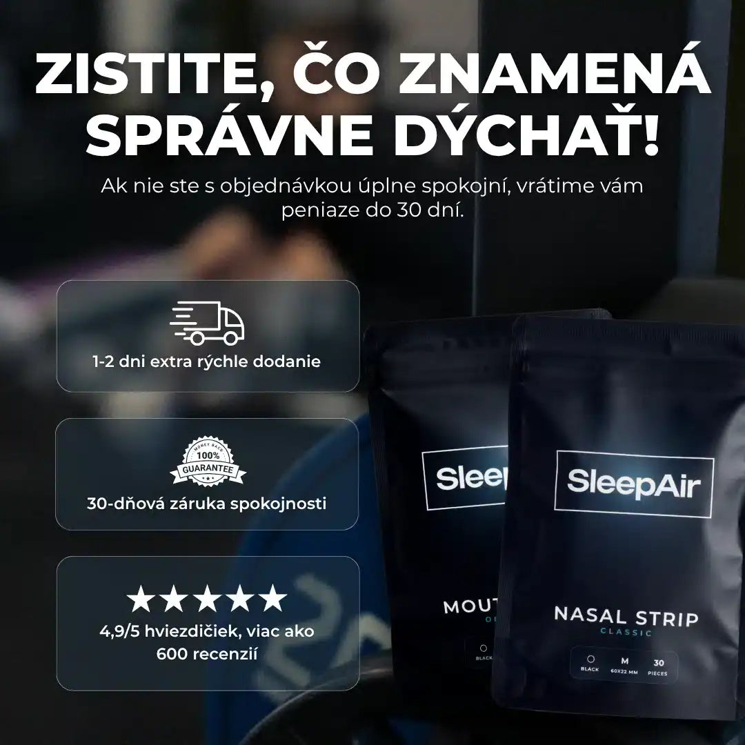 SleepAir Pásky na ústa & Pásky na nos