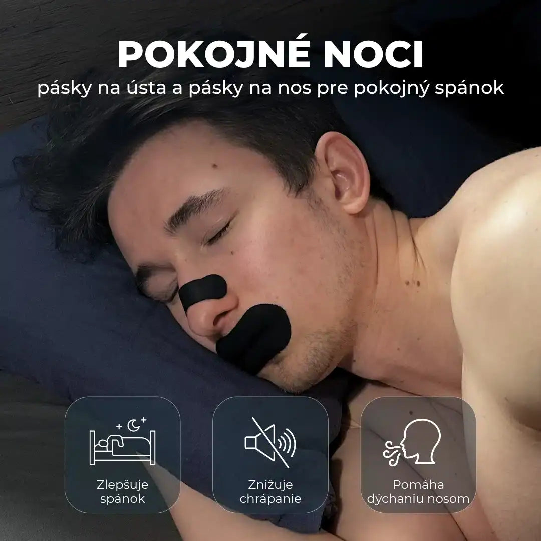 SleepAir Pásky na ústa & Pásky na nos
