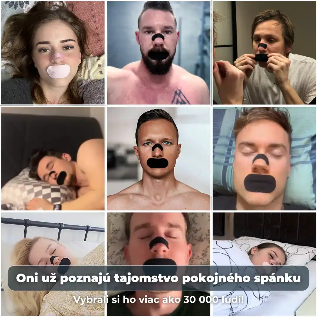 SleepAir Pásky na ústa & Pásky na nos