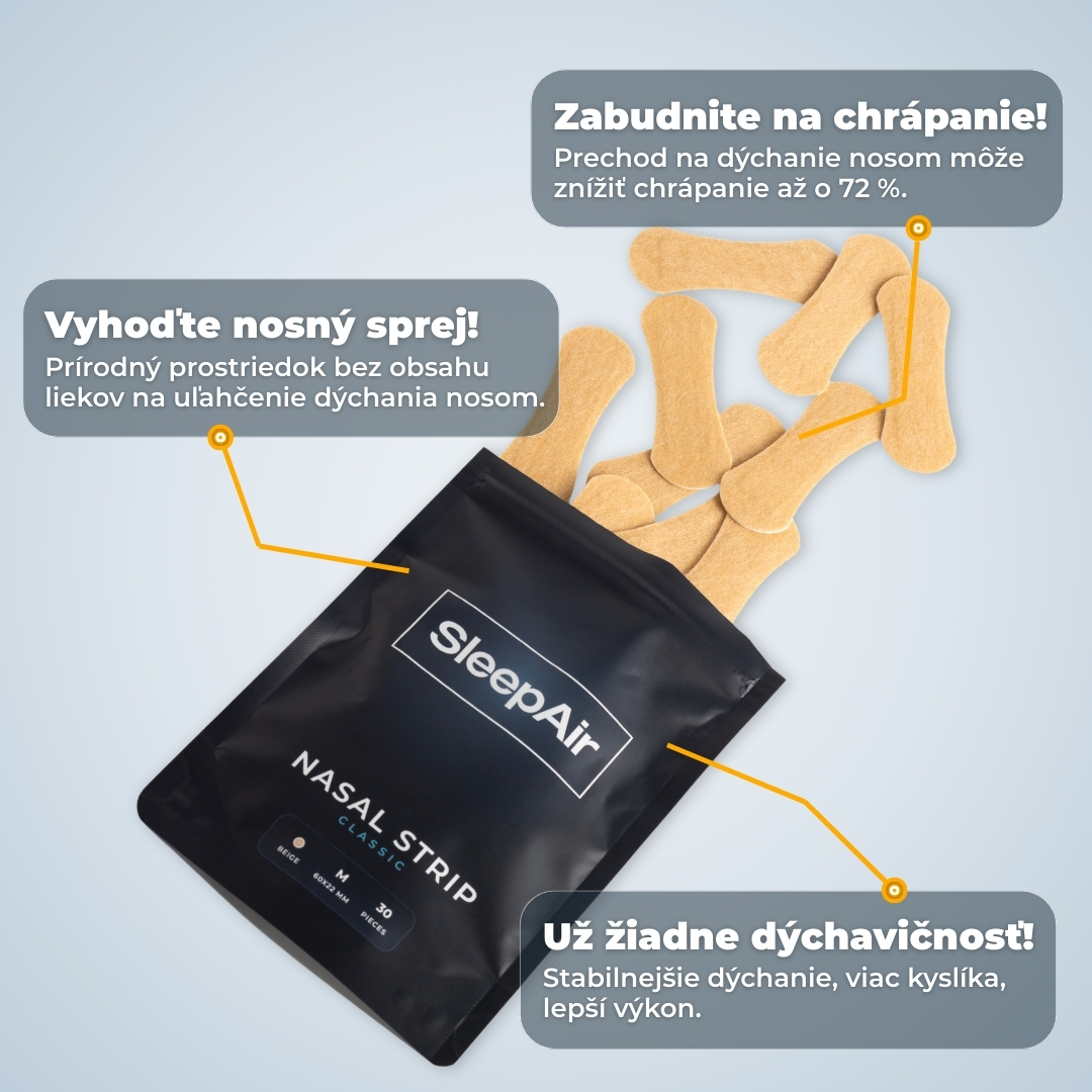 Pásky na nos béžová M