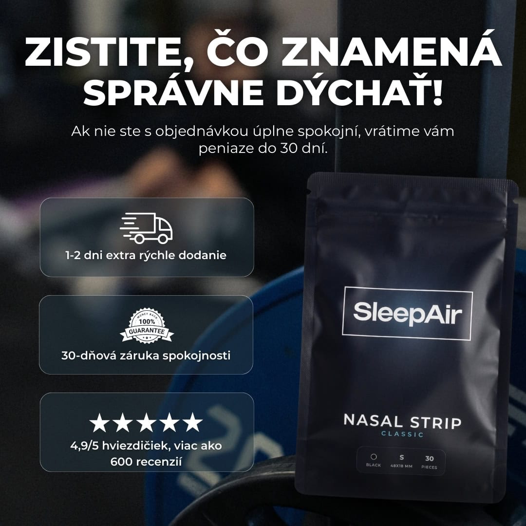 Pásky na nos čierna S