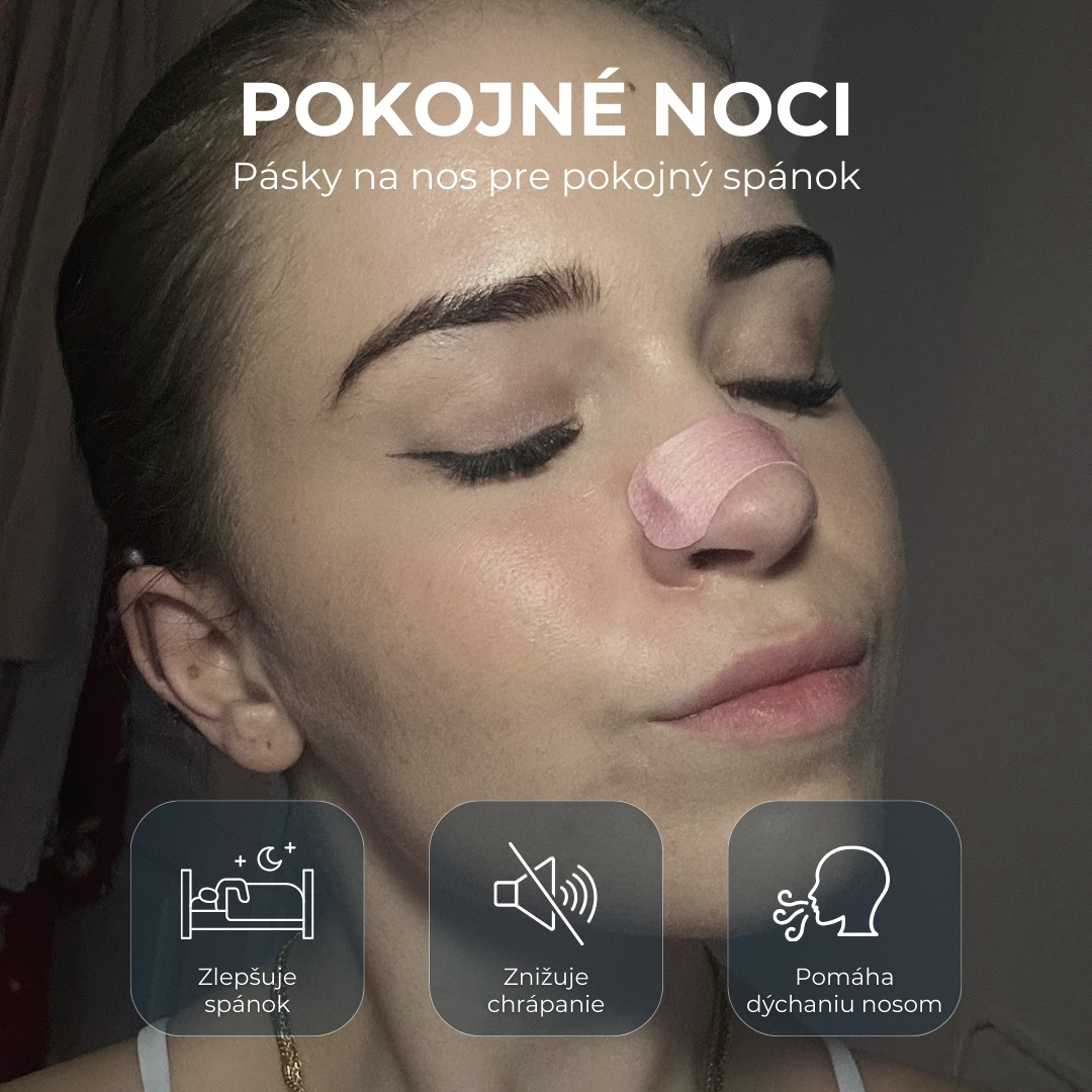 Pásky na nos Ružová S