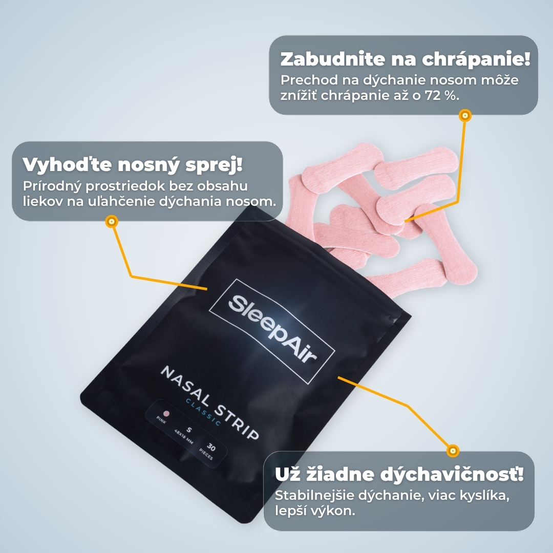 Pásky na nos Ružová S