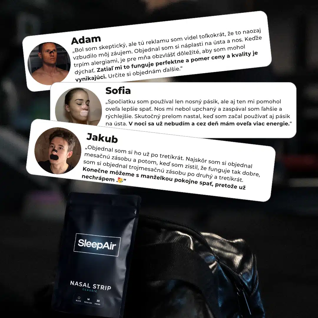 SleepAir Pásky na ústa & Pásky na nos 5