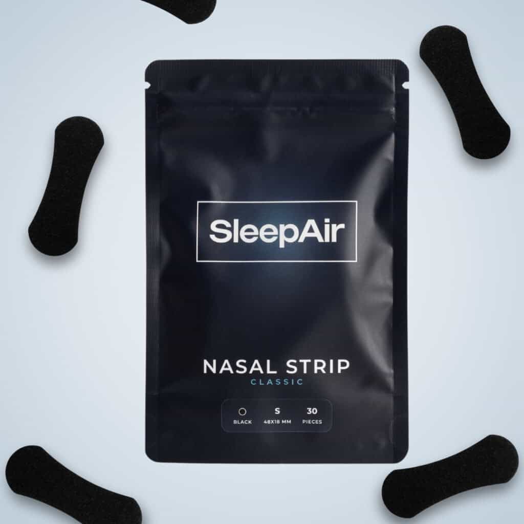 Pásky na nos čierna S