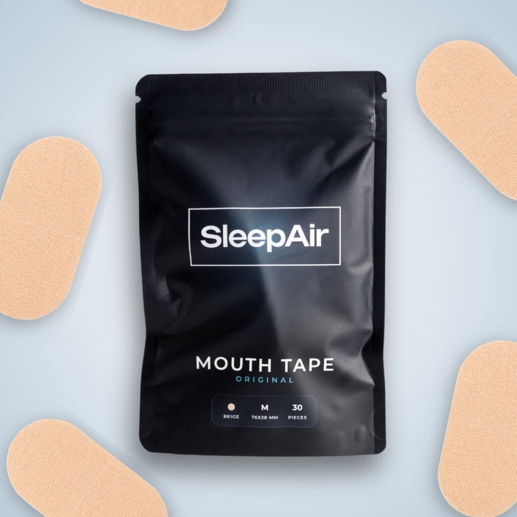 Pásky na ústa béžová M