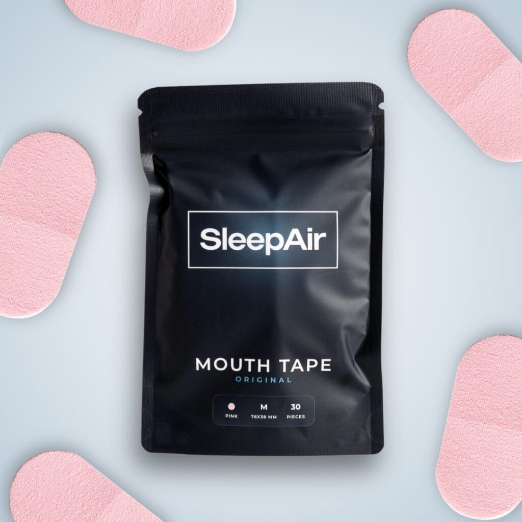 Pásky na ústa ružová M